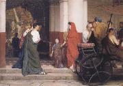 Alma-Tadema, Sir Lawrence Entrance to a Roman Theatre (mk23) oil